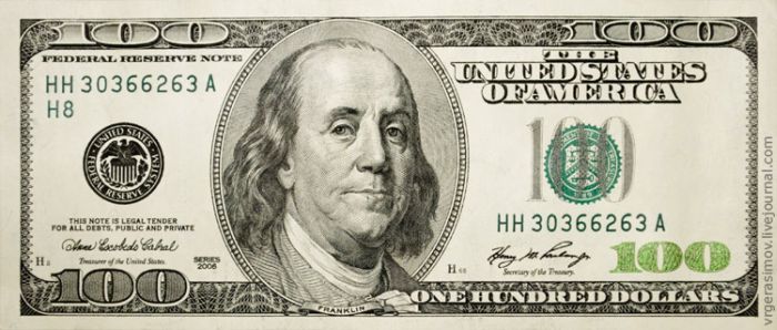 Macro Photos of a $100 Bill (14 pics)