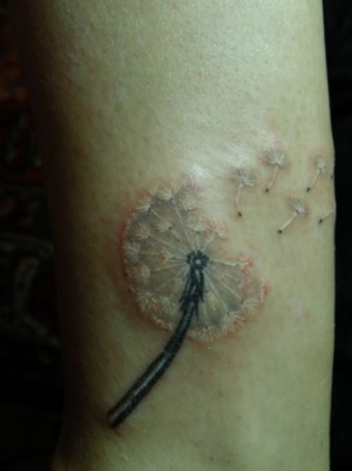 Сool Dandelion Tattoo (11 pics)