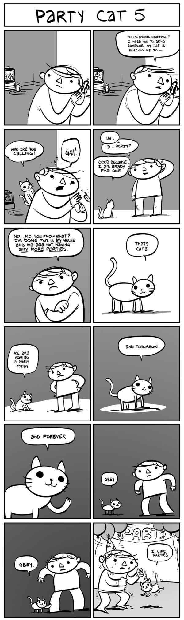 Party Cat Comics (6 pics)