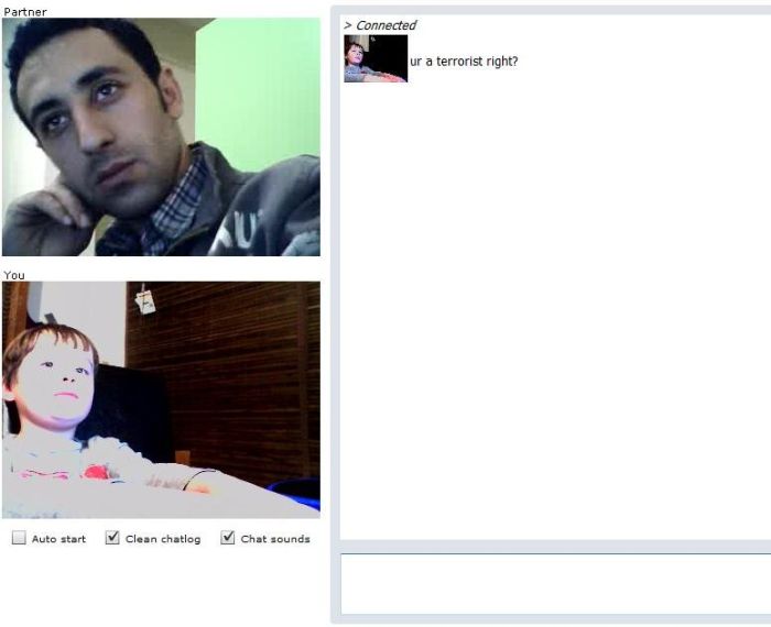 Offensive 8-year-old Boy on Chatroulette (14 pics)