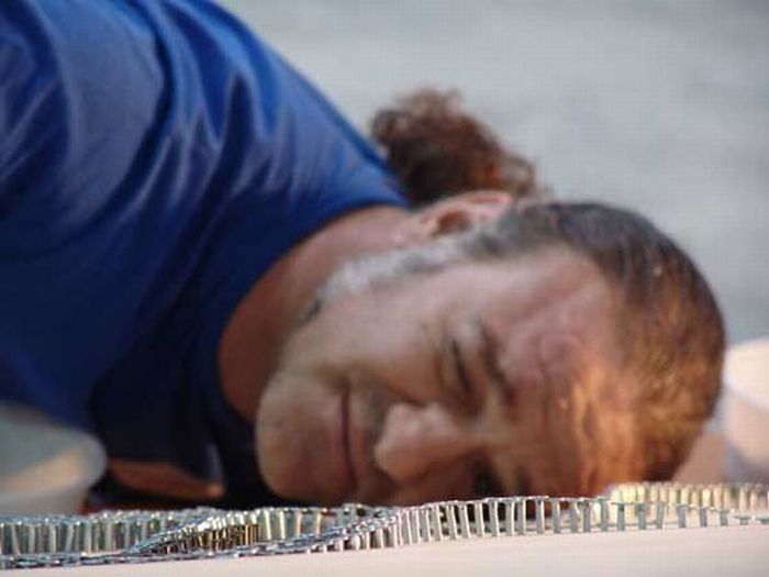 The Largest Nail And Toothpicks Mosaic Ever Made (26 pics)