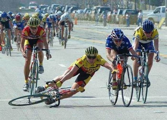 Unlucky Cyclists (18 pics)