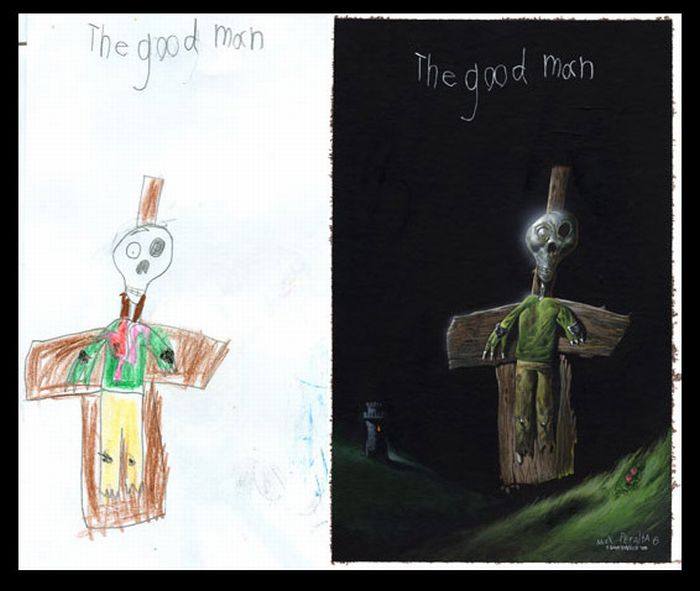 Artwork Based on Child’s Drawings (41 pics)