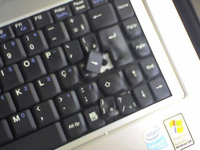 Hair Dryer vs Notebook (7 pics)