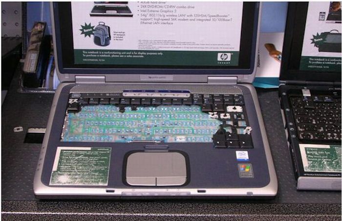 Trashed Laptops (15 pics)