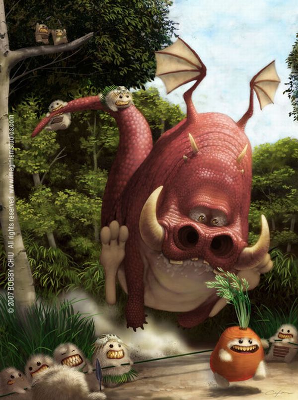 Funny 3D CG Creatures (45 pics)