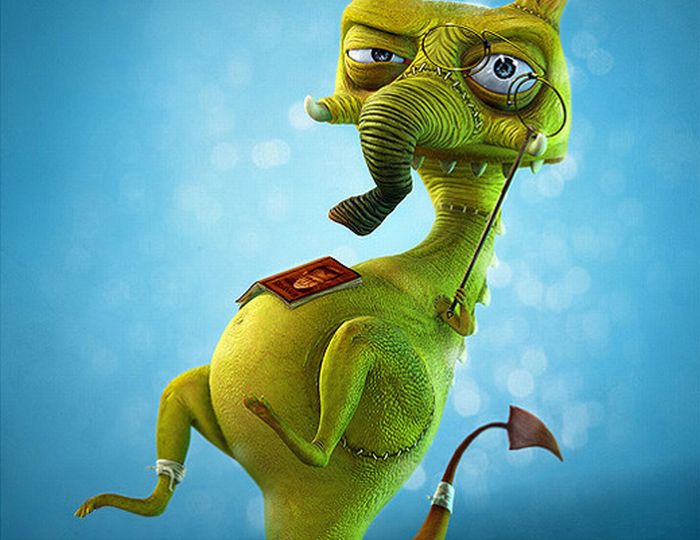 Funny 3D CG Creatures (45 pics)