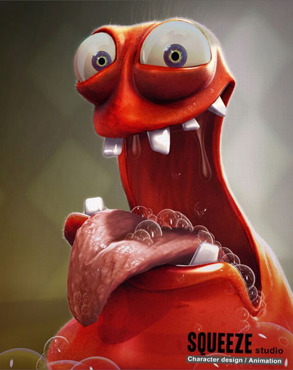 Funny 3D CG Creatures (45 pics)