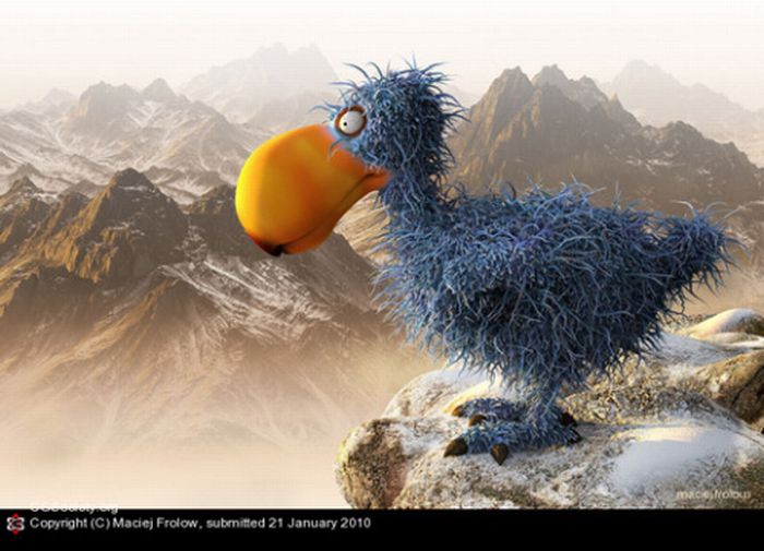 Funny 3D CG Creatures (45 pics)