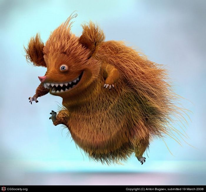 Funny 3D CG Creatures (45 pics)