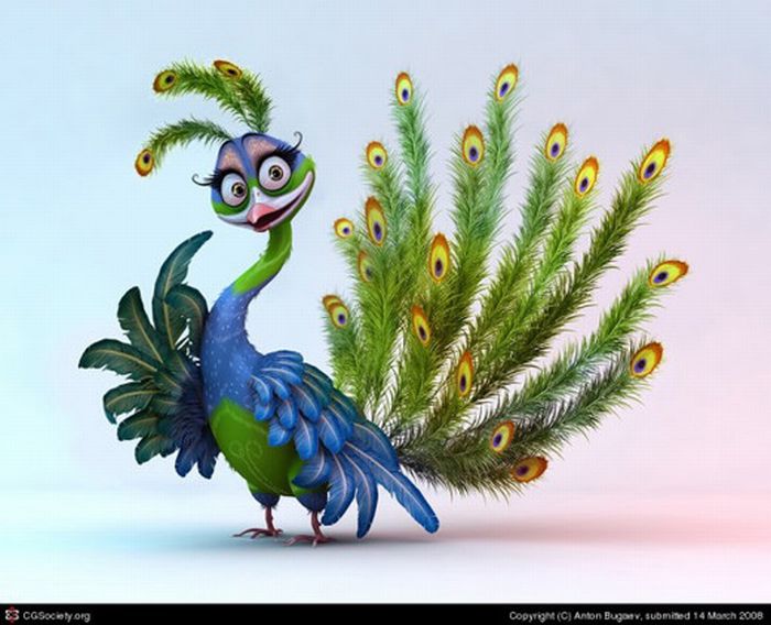 Funny 3D CG Creatures (45 pics)