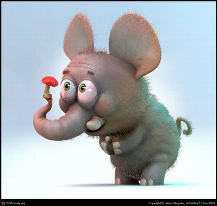 Funny 3D CG Creatures (45 pics)