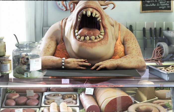 Funny 3D CG Creatures (45 pics)
