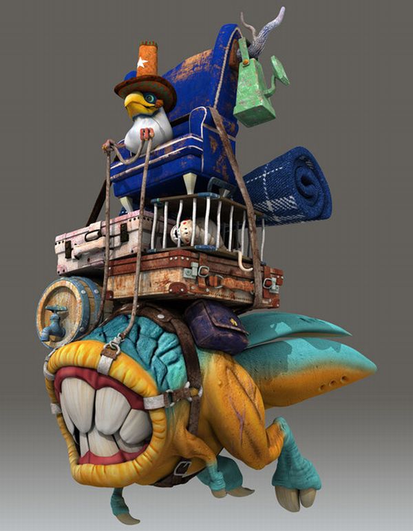 Funny 3D CG Creatures (45 pics)