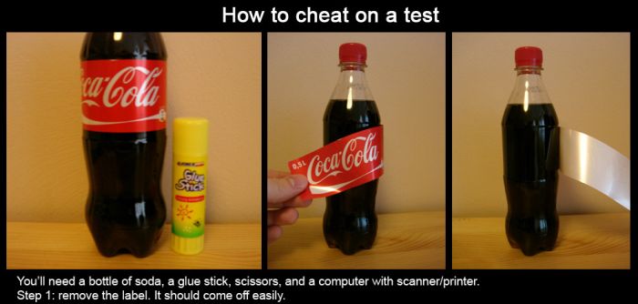 How to Cheat on a Test (15 pics)