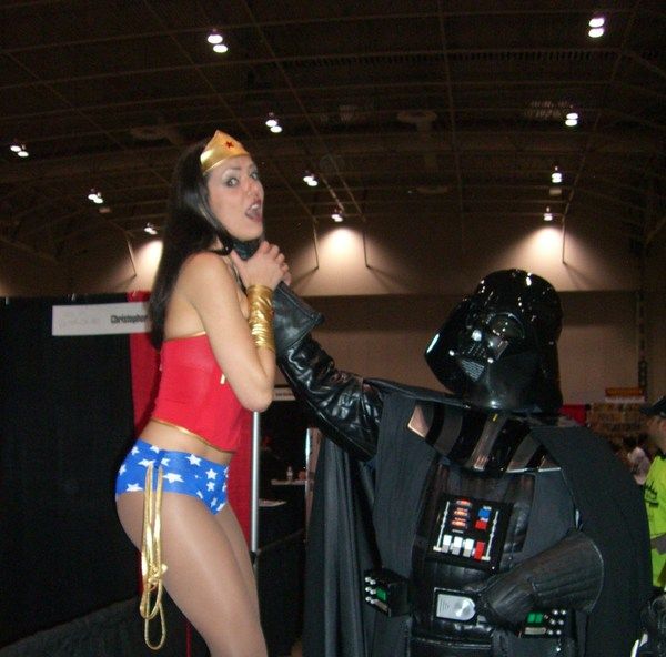 Adrianne Curry Playing Sci-Fi Dress Up (17 pics)