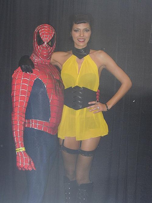 Adrianne Curry Playing Sci-Fi Dress Up (17 pics)