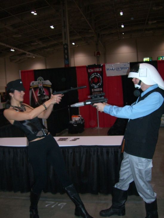 Adrianne Curry Playing Sci-Fi Dress Up (17 pics)