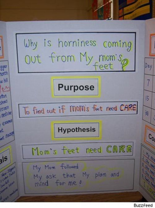 Hilarious Science Fair Projects (30 pics)