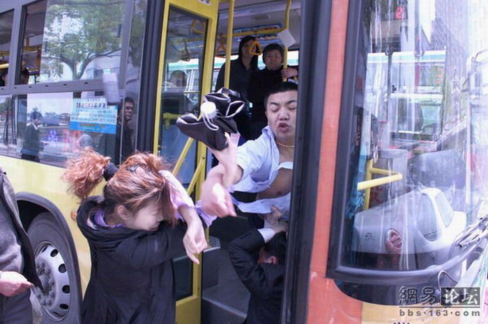 Road Rage in China (4 pics)