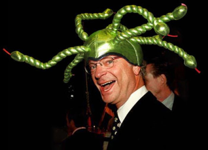 King Carl XVI Gustaf of Sweden And His Silly Hats (22 pics)
