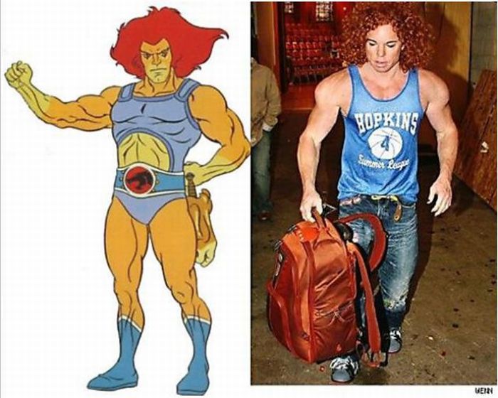 Cartoon Characters and Their Look-Alikes (25 pics)