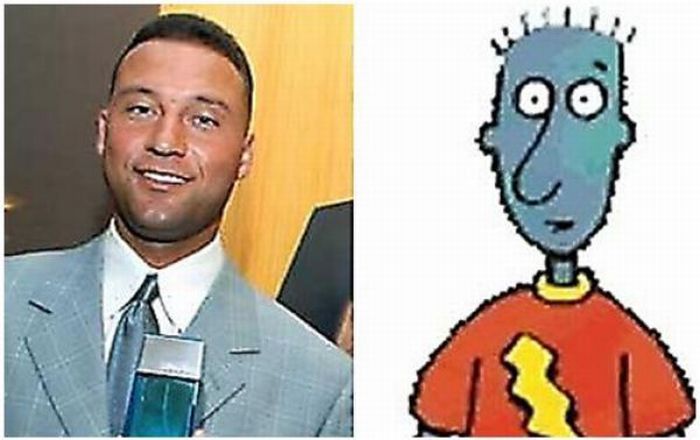 Cartoon Characters and Their Look-Alikes (25 pics)