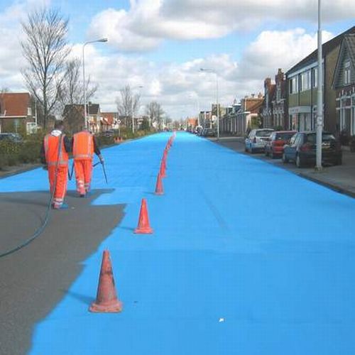 The Blue Road in Netherlands (24 pics)