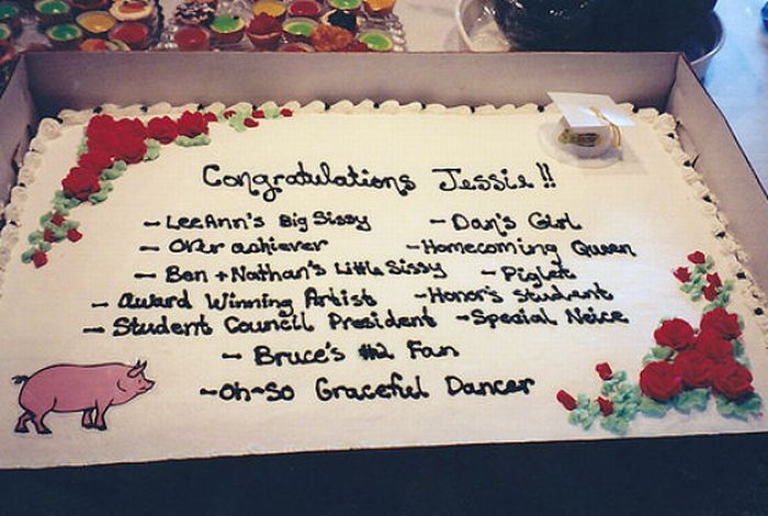 Hilarious Graduation Cakes (54 pics)