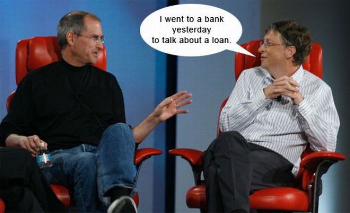 Bill Gates Chatting with Steve Jobs (24 pics)
