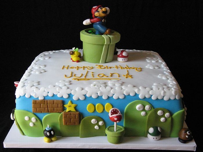 Super Mario Cakes (50 pics)