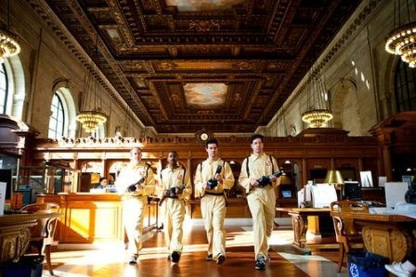 Ghostbusters Flash Mob in the New York Public Library (12 pics + video)