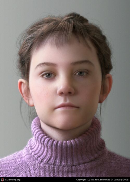 Amazing 3D Portraits (33 pics)