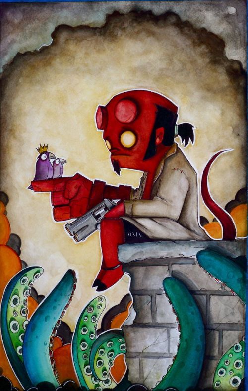Creative Illustrations of Comic Book Heroes (16 pics)