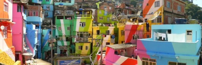 Colorful Favela Paintings in Santa Marta (11 pics)