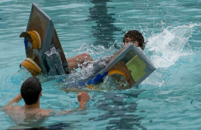 Very Cool Self Made Devices for Walking on Water (8 pics)