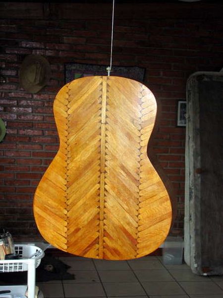 Guitar Made with Popsicle Sticks (15 pics)