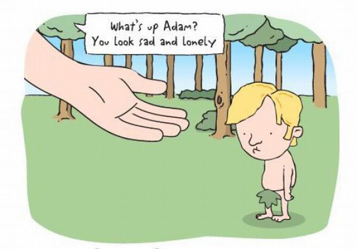 The Story of the Lord and Adam (5 pics)