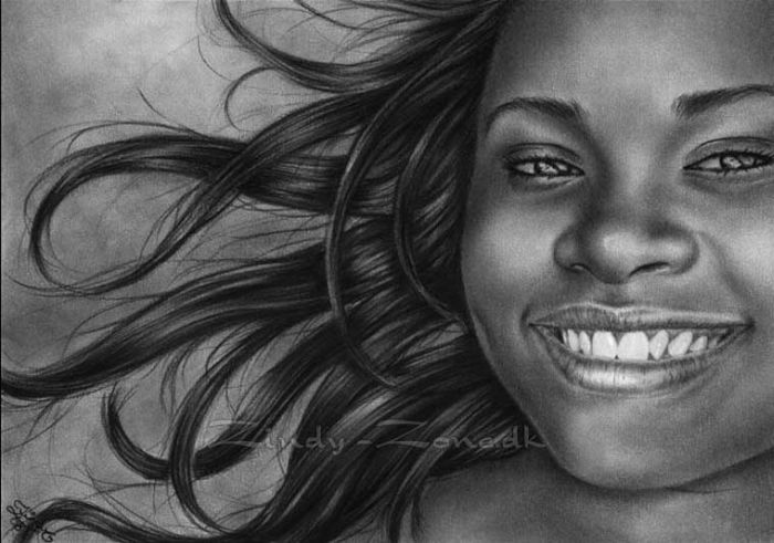 Incredible Female Portraits Drawn by Pencils (54 pics)