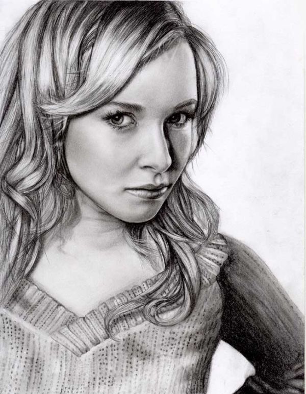 Incredible Female Portraits Drawn By Pencils Pics