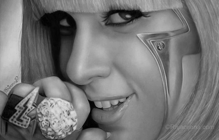 Incredible Female Portraits Drawn by Pencils (54 pics)