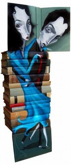 Stacked Books Artwork (29 pics)
