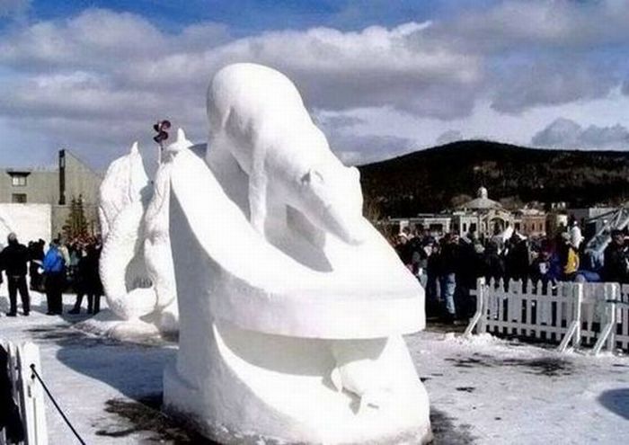Beautiful Snow Sculptures (29 pics)