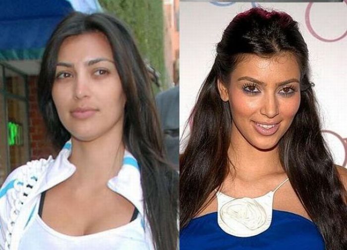 Celebrities With And Without Bad Makeup (21 pics)