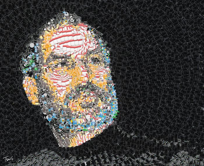 Mosaic Portraits (65 pics)