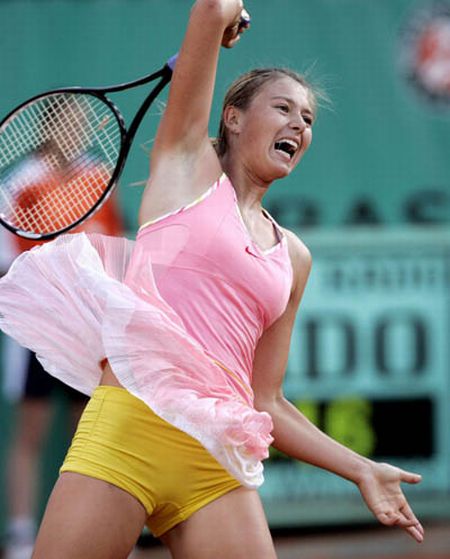 Tennis star upskirt