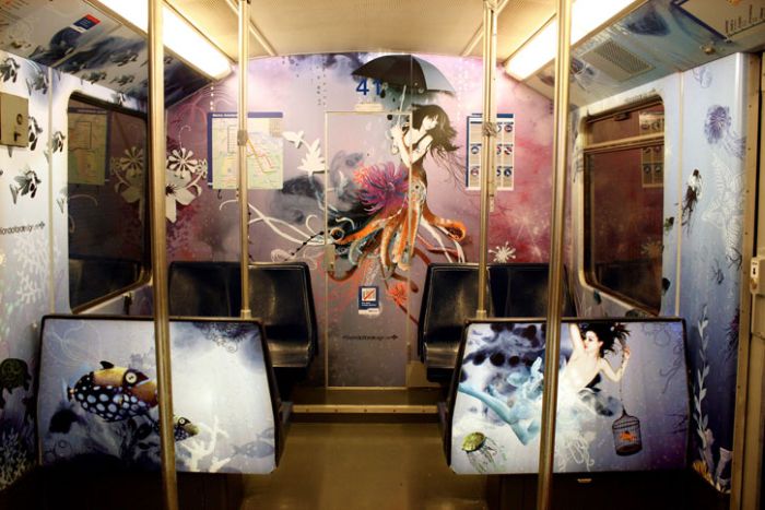 Beautiful Subway Art (9 pics)