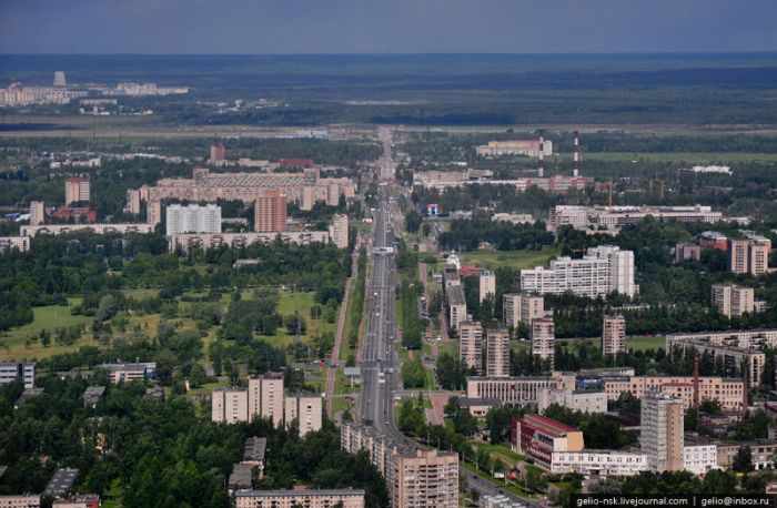 Aerial Photographs of Russian City of Saint Petersburg (45 pics)
