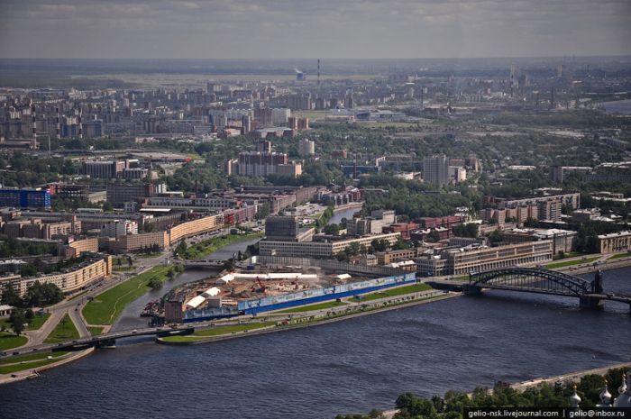 Aerial Photographs of Russian City of Saint Petersburg (45 pics)