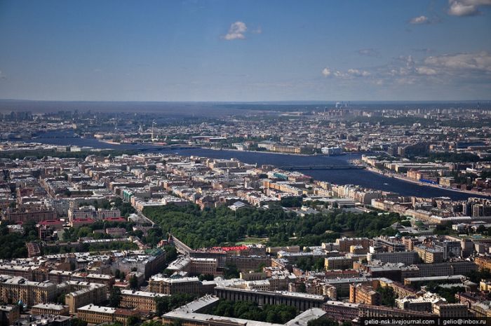 Aerial Photographs of Russian City of Saint Petersburg (45 pics)